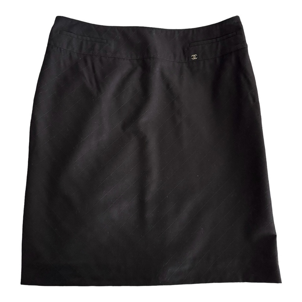 Chanel Wool & Cashmere Skirt